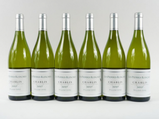 Vente aux enchères 6 BOUTEILLES CHABLIS 'LES PIERRES BLANCHES' W. FÈVRE - 2017