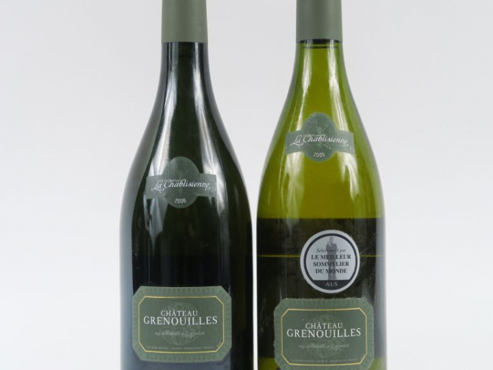 2 BOUTEILLES CHABLIS GC 'CHÂTEAU GRENOUILLES' LA CHABLISIENNE - 1 de 2