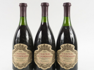 Vente aux enchères 3 BOUTEILLES CHÂTEAU DE POMMARD - 1979