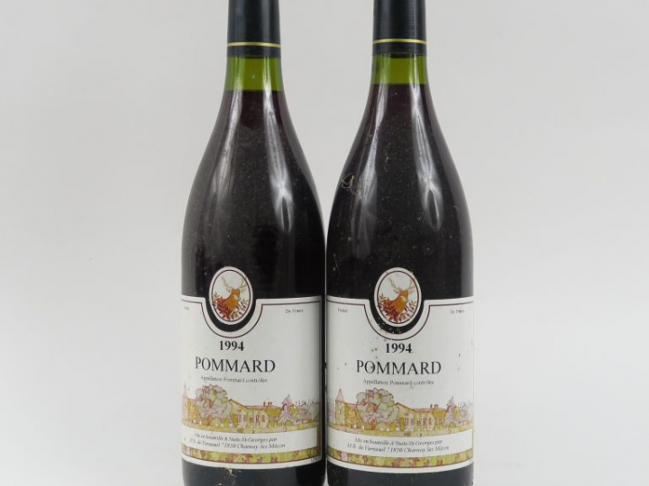 2 BOUTEILLES POMMARD M.B. de VERNEUIL - 1994