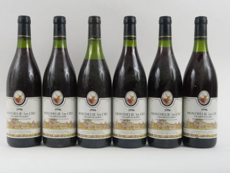 Vente aux enchères 6 BOUTEILLES MONTHÉLIE 1er CRU 'CHAMPS FULLIOT' M.B. de VERNEUIL - 199