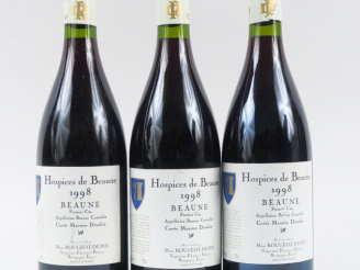 Vente aux enchères 3 BOUTEILLES BEAUNE 'CUVÉE MAURICE DROUHIN' HOSPICES DE BEAUNE M. ROUG