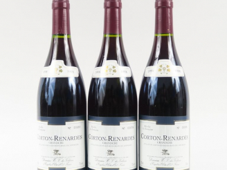 Vente aux enchères 3 BOUTEILLES CORTON RENARDES GC DOMAINE V. des VERLIÈRES - 1998