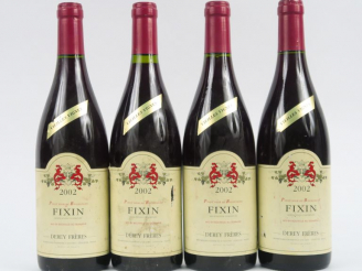 Vente aux enchères 4 BOUTEILLES FIXIN 'VIEILLES VIGNES' DEREY FRERES - 2002