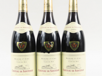Vente aux enchères 3 BOUTEILLES BEAUNE 1er CRU 'CLOS DU ROI' CHÂTEAU DE SANTENAY - 2009