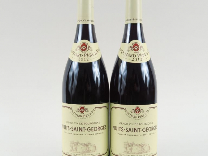 2 BOUTEILLES NUITS ST GEORGES BOUCHARD PÈRE   FILS - 2012