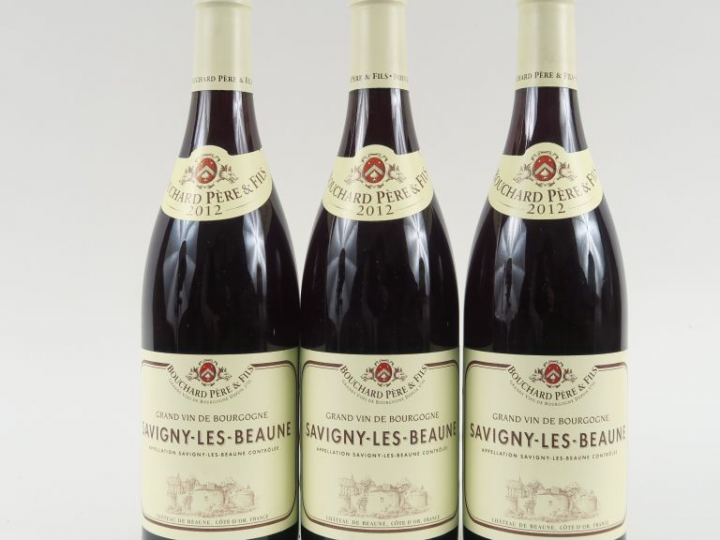 3 BOUTEILLES SAVIGNY LES BEAUNE BOUCHARD PÈRE   FILS - 2012