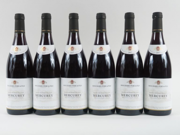 6 BOUTEILLES MERCUREY BOUCHARD PÈRE   FILS - 2017