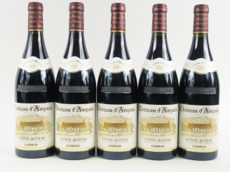 Vente aux enchères 5 BOUTEILLES CÔTE ROTIE 'CHÂTEAU D'AMPUIS' E. GUIGAL - 2004