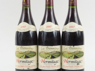 Vente aux enchères 3 BOUTEILLES HERMITAGE 'LES DIONNIÈRES' FAYOLLE - 2007