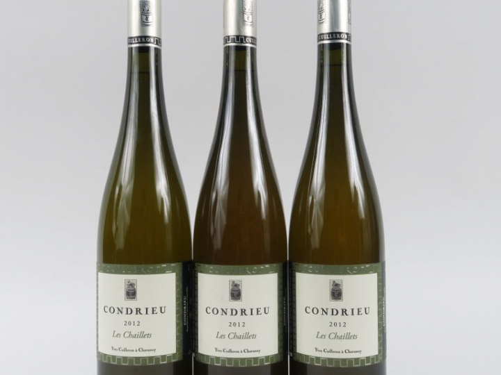 3 BOUTEILLES CONDRIEU 'LES CHAILLETS' Y. CUILLERON - 2012