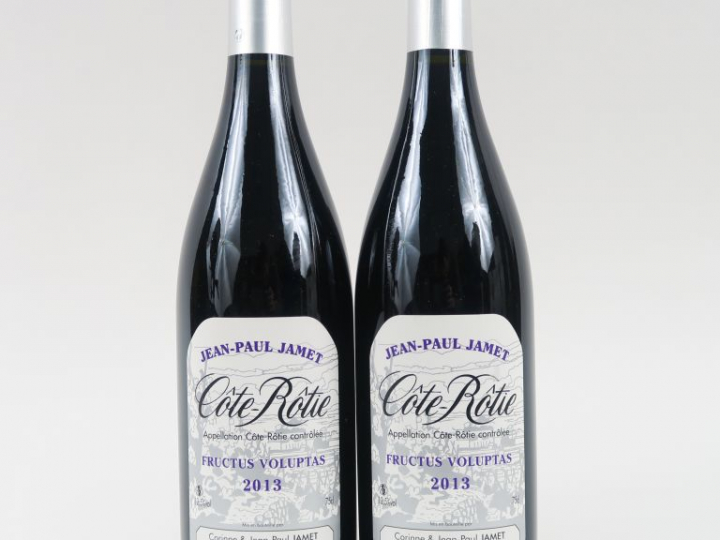 2 BOUTEILLES CÔTE ROTIE 'FRUCTUS VOLUPTAS' J.P. JAMET - 2013