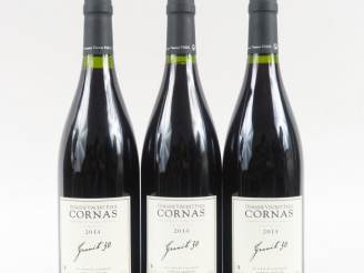 Vente aux enchères 3 BOUTEILLES CORNAS 'GRANIT 30' DOMAINE V. PARIS - 2014