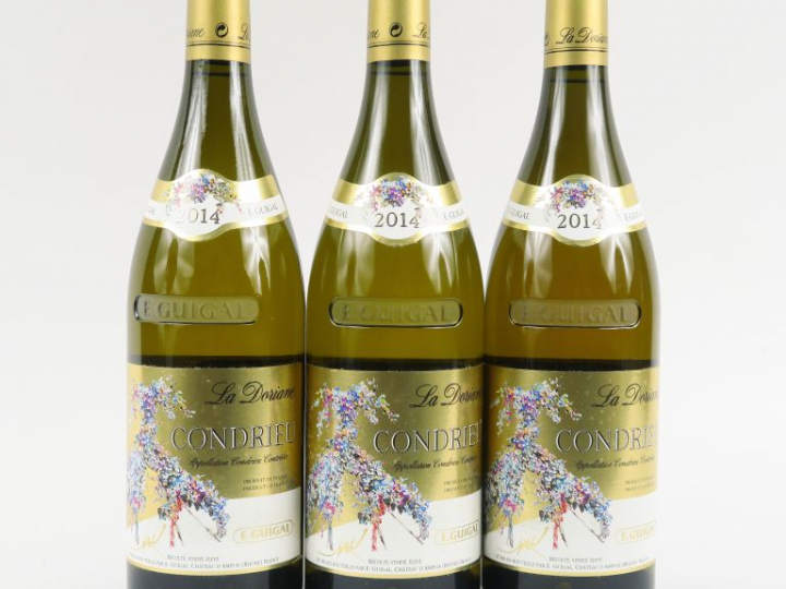 3 BOUTEILLES CONDRIEU 'LA DORIANE' E. GUIGAL - 2014