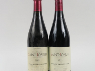 Vente aux enchères 2 BOUTEILLES SAINT JOSEPH J.L. CHAVE - 1 de 2011/1 de 2005