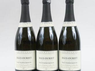 Vente aux enchères 3 BOUTEILLES CHAMPAGNE EGLY OURIET BLANC DE NOIRS GC - PASSAGE EN CAVE