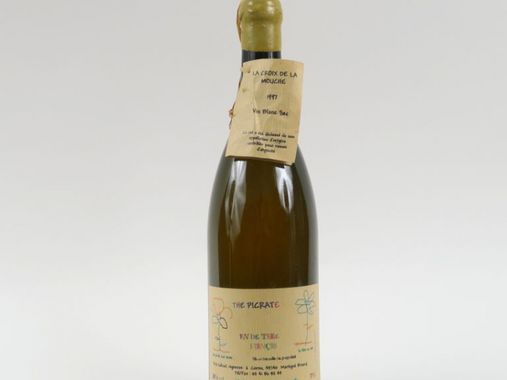 1 BOUTEILLE THE PICRATE 'LA CROIX DE LA MOUCHE' LES PIEDS SUR TERRE E.