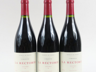 Vente aux enchères 3 BOUTEILLES COLLIOURE LA RECTORIE 'L'ORIENTAL' - 2003