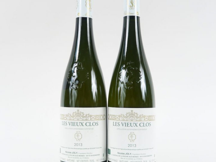 2 BOUTEILLES SAVENNIÈRES 'LES VIEUX CLOS' N. JOLY - 2013