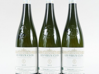 Vente aux enchères 3 BOUTEILLES SAVENNIÈRES 'LES VIEUX CLOS' N. JOLY - 2013