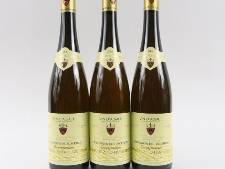 3 BOUTEILLES GEWURZTRAMINER 'HERRENWEG DE TURCKHEIM' ZIND HUMBRECHT - 