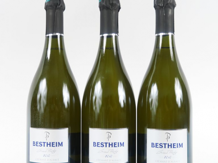 3 BOUTEILLES CRÉMANT D'ALSACE 'GRAND PRESTIGE' BESTHEIM - 2010