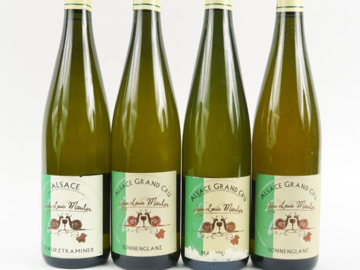 4 BOUTEILLES J.L. MAULER : 1 PINOT GRIS GC 'MANDELBERG' 2012 - 1 GEWUR