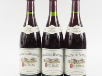 Vente aux enchères 3 BOUTEILLES JULIÉNAS DOMAINE DES BERTHETS - 1998