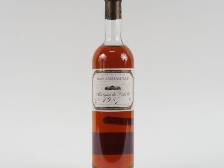 1 BOUTEILLE (50 CL) BAS ARMAGNAC MARQUIS DE PAPOLLE - 1987