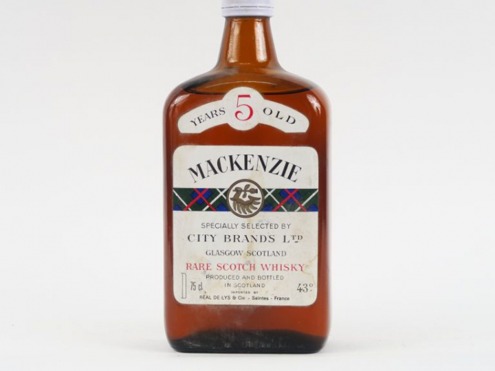 1 BOUTEILLE WHISKY MACKENZIE 5 ANS 43 °