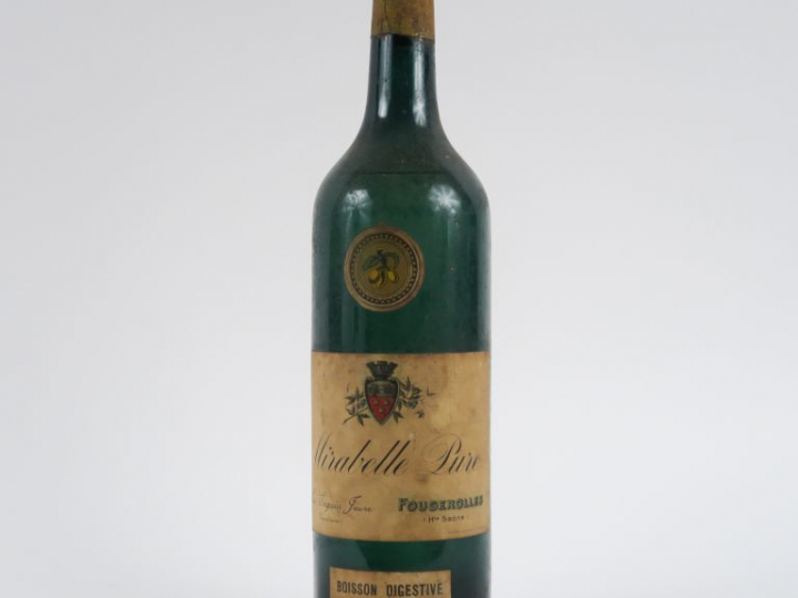1 BOUTEILLE MIRABELLE PURE LÉON SAGUIN JEUNE FOUGEROLLES