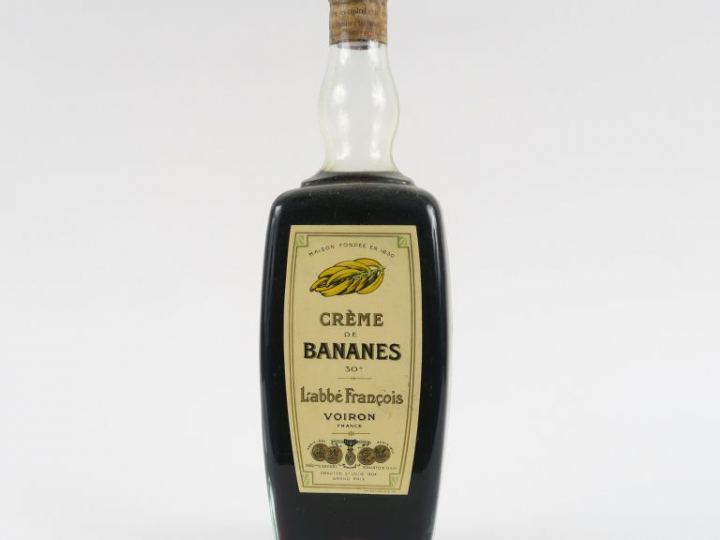 1 BOUTEILLE CRÈME DE BANANES L'ABBÉ FRANÇOIS