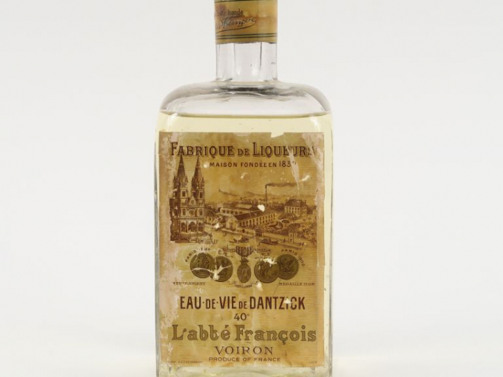 1 BOUTEILLE EAU DE VIE DE DANTZICK L'ABBÉ FRANÇOIS