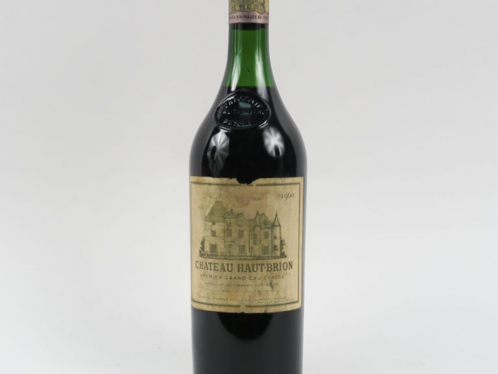 1 BOUTEILLE CHÂTEAU HAUT BRION 1er GCC GRAVES -  1960 - 4 CM/ELA