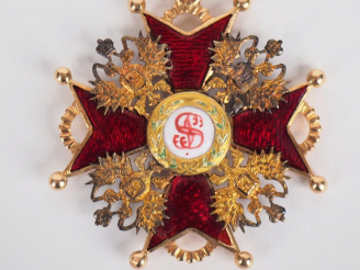 Vente aux enchères Belle croix de commandeur (seconde classe) de l'ordre de Saint Stanisl