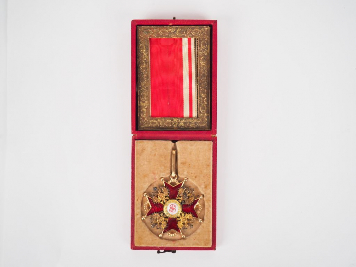 Belle croix de commandeur (seconde classe) de l'ordre de Saint Stanisl
