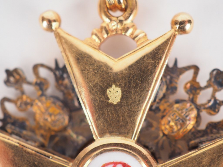 Belle croix de commandeur (seconde classe) de l'ordre de Saint Stanisl