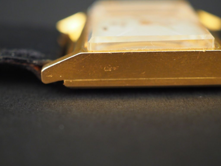 LIP Montre, modèle Midas boitier or.