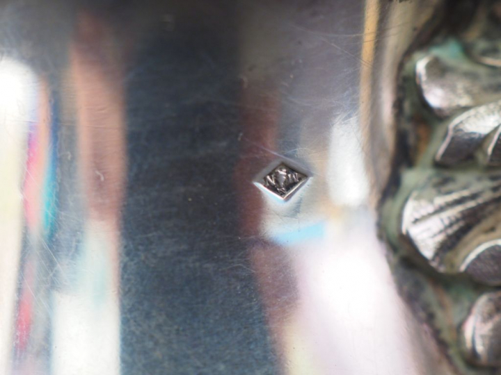 Service à thé et à café en argent, poinçon Minerve, à décor de feuilla