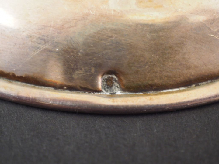 Timbale de forme tulipe en argent et vermeil, poinçon Minerve, à décor