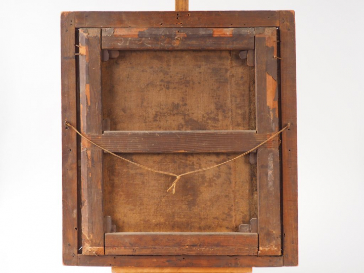 Ecole française XVIIIème "Portrait d'apôtre" Huile sur toile. 50,5 x 4