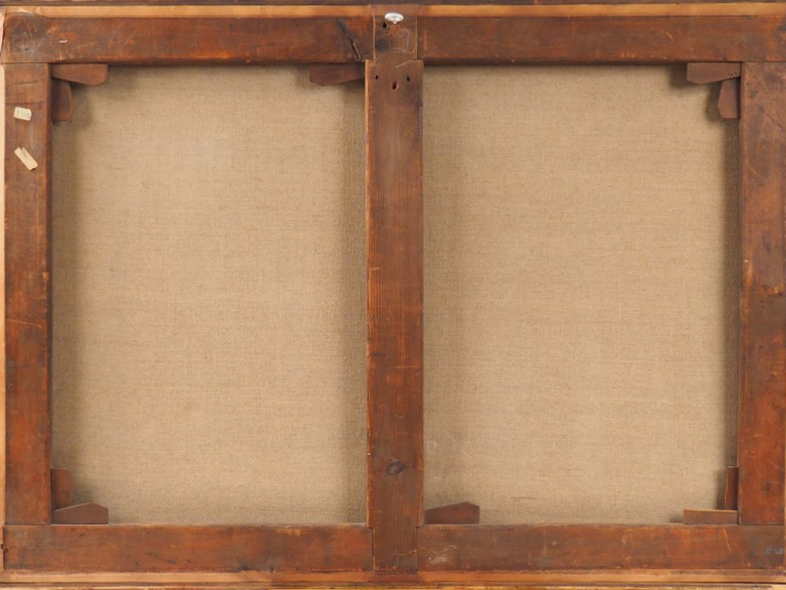 Ecole française fin  XVIIIème - début XIXème "Allégorie du feu" Huile 