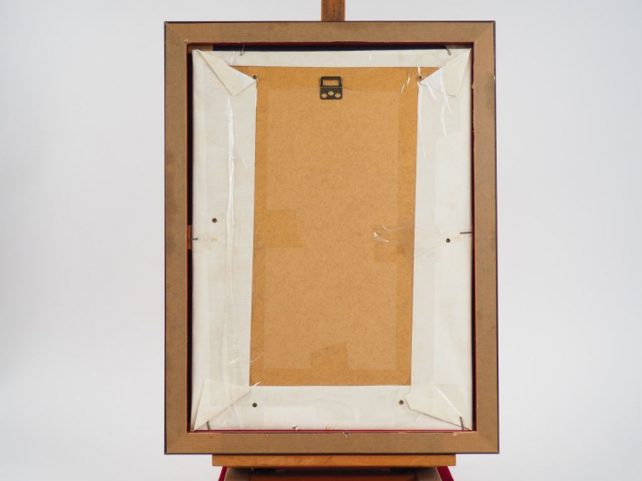 Renée ASPE "Jeune mexicaine" Huile sur toile.  Signée en haut à droite