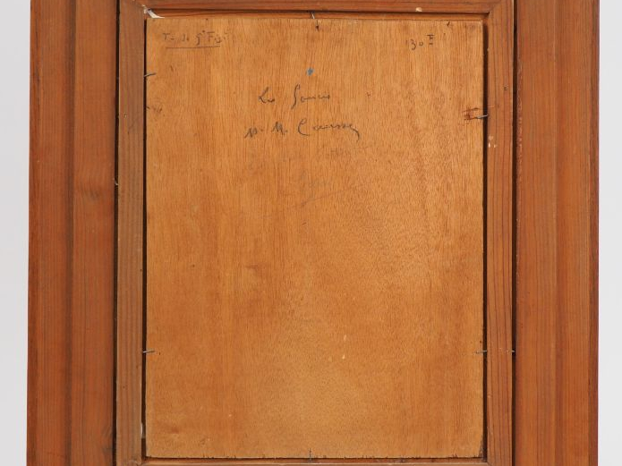 Marcel CAUSSE "Les soucis" Huile sur panneau. Signée en bas à droite. 