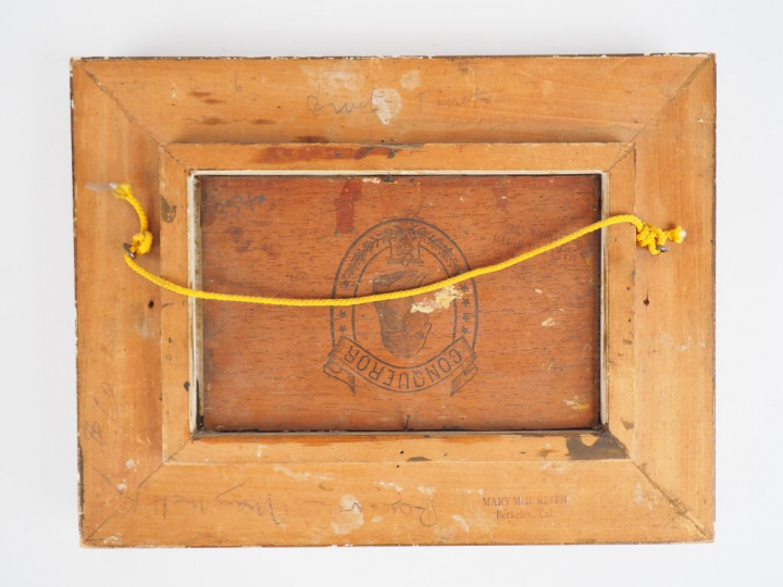 KEITH "Paysage" Huile sur panneau. Signée en bas à gauche. 13 x 20 cm