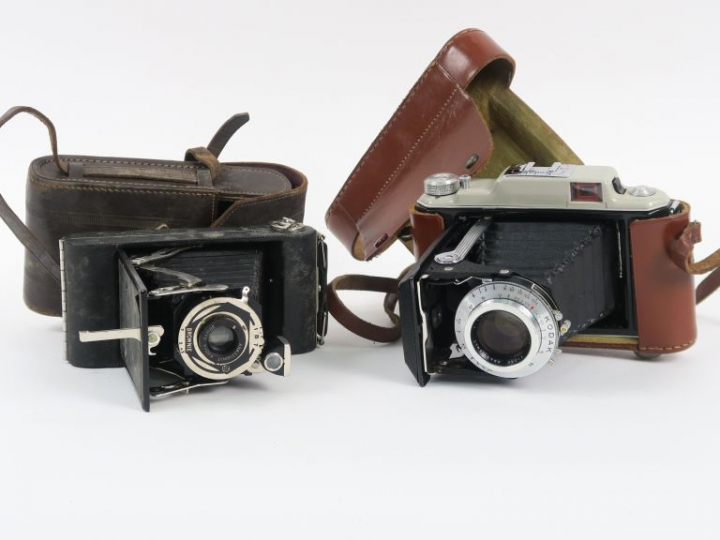 Lot de deux appareils photographiques KODAK folding : KODAK MODÈLE 42 