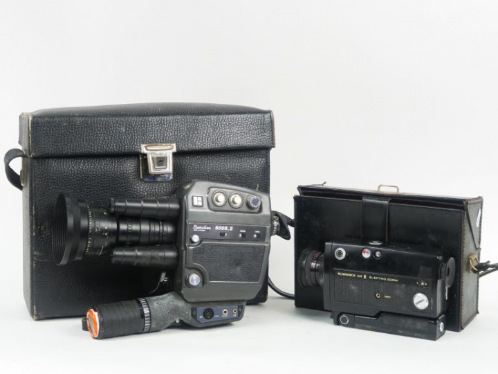 Lot de deux caméras : BEAULIEU 5008_S avec objectif OPTIVARON 1.8/6 - 