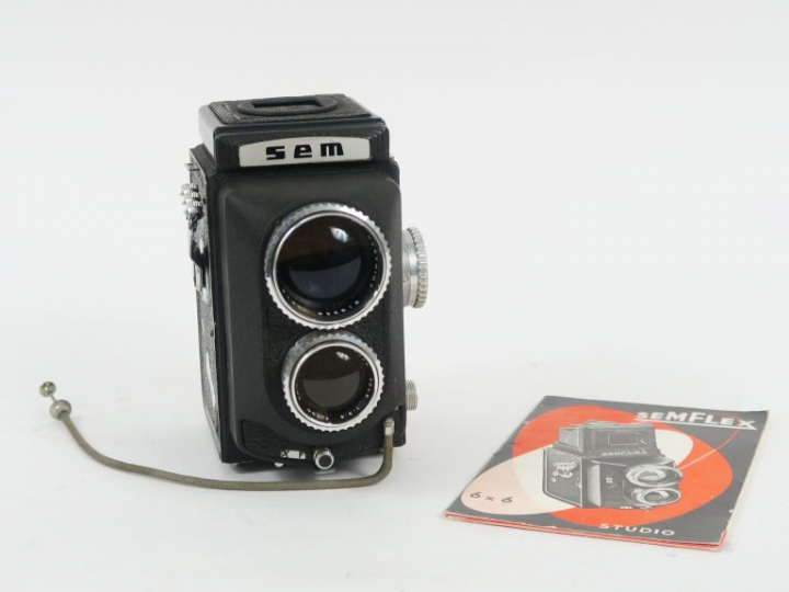 SEMFLEX 6X6 STUDIO n°455557 avec objectifs BERTHIOT et mode d'emploi.