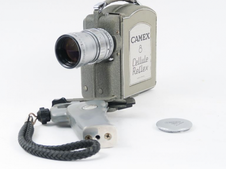 CAMEX 8 Cellule Reflex avec objectif P. ANGÉNIEUX type K3 F.9-36 mm 1 