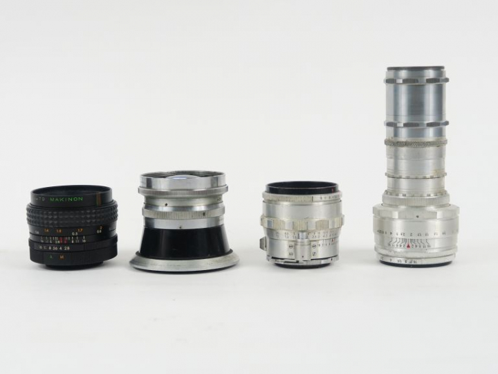Lot de quatre objectifs, montures différentes : Objectif CARL ZEISS JE